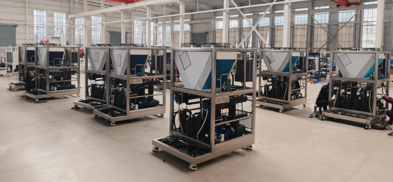 Heating and cooling integrated Machine